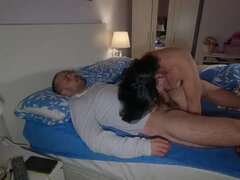 Gros cul, Sucer une bite, Couple, Éjaculation interne, Poilue, Hd, Maman, Chatte