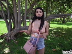 アジア人, 茶髪の, 韓国人, アウトドア, ソフトコア, ティーン