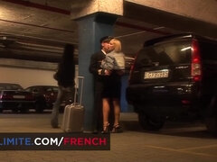 French, Hd, Heels, Public, Pussy, Short hair, Stockings, Uniform