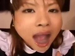 Asiatisch, Spermaladung, Fetisch, Japanische massage, Hausmädchen