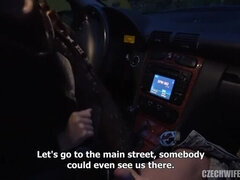 Blonde, Brunette brune, Tchèque, Groupe, Massage, De plein air, Pov, Public