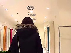 Watch this young Czech amateur teen girl get off in public mall