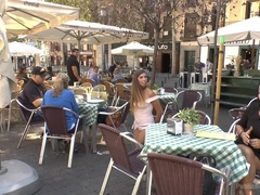 Bondage discipline sadomasochisme, Dominatie, Vrouw, Latex, Straf, Ruw, Spaans, Bekijker