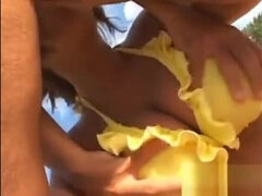 Asiático, Bikini, Mamada, Corridas, Corridas faciales, Peludo, Sexo duro, Madres para coger