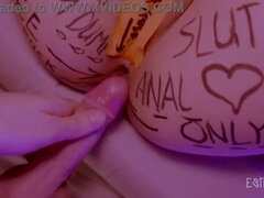 Enthousiasteling, Anaal, Kont, Sperma, Vriendin, Panty, Tiener, Vastgebonden