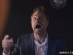 Blondine, Absätze, Muschi, Rotschopf, Rock, Entkleiden, Tanga, Titten