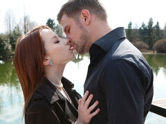 デカチン, フェラチオ, バック, 自然山雀, 小柄, 赤毛, ガリガリ, ティーン