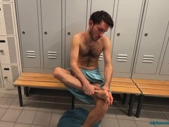 Amateur, Caught, Feet, Gay, Gym, Masturbation, Public, Shower