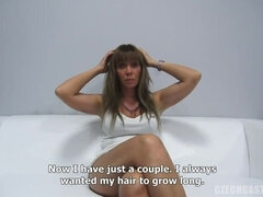 Vorstellungsgespräch, Braunhaarige, Tschechisch, Hd, Milf