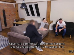 素人, フェラチオ, カップル, チェコ, 娘, バック, Hd, お金