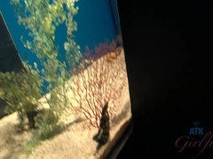 Amateur, Cuarto de baño, Bragas, Perforación, Coño, Afeitado, Ducha, Flaco