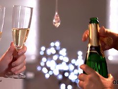 フェラチオ, 茶髪の, 爸, Hd, なめる, オマンコ, ティーン, オッパイの