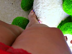 素人, ぽっちゃり, ヨーロピアン, フェムドム, フェティッシュ, 足フェチ, ドイツ人, 磨き