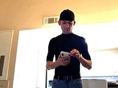 Enthousiasteling, Amerikaans, Sperma shot, Homo, Handbeurt, Masturbatie, Alleen, Speelgoed