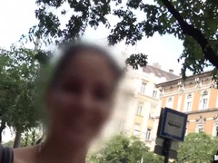 Feisty Euro Chick On All Fours