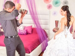 ベッドルーム, デカチン, フェラチオ, 茶髪の, バック, 自然山雀, ティーン, オッパイの