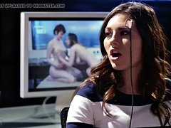 Morena, Lesbiana, Trio, Tetas