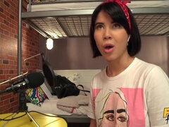 美女, 浴室, フェラチオ, 茶髪の, イマラチオ, 馬乗り, シャワー, オッパイの