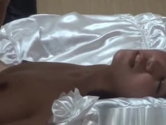 Spied on japanese cutie gets pussy plowed and climaxes