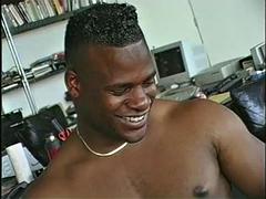 黒人, フェラチオ, イく瞬間, 黒人, フェティッシュ, ハードコア