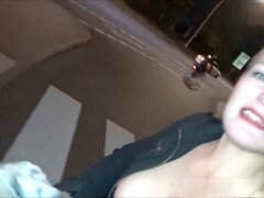 German girl gives an amazing blowjob and takes cum in her face