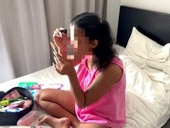 Cute 18-year-old Thai student Pacho Fox gets a hard anal pounding