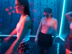 Noire, Blonde, Sucer une bite, Habillées, Poupée, Interracial, Lesbienne, Actrice du porno