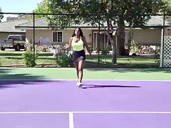 美女, デカチン, デカパイ, アウトドア, 三人