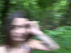Leie, Bikini, Braunhaarige, Freundin, Muschi, Rasiert, Abendanzug, Nass