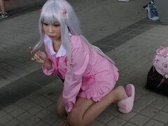 アジア人, 大学生, 気狂い, 女, Hd, 日本人, 一人