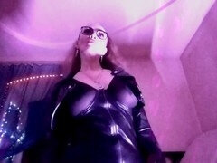 Sadomasochismus, Brille, Latex, Leder, Milf, Herrin, Solo, Spielzeuge