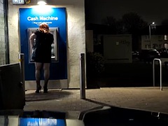 Amateur, Grosse bite, Britannique, Attrapée, Talons, Lingerie, Rousse roux, Transsexuelle