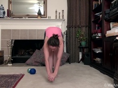 Arsch, Braunhaarige, Behaart, Nackt, Geschwollene nippel, Tätowierung