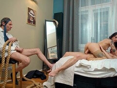 Рогоносцы, Мужья, Латиноамериканки, Киски, Чулки, Сюрприз, Жена