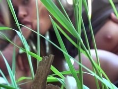 Leie, Blondine, Blasen, Im freien, Öffentlich