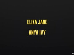 Blindfolded Sex Surprise with Peta Jensen, Anya Ivy, Jade Jantzen & Aaliyah Hadid - Big Tits, Blowjob, Threesome, Cumshot