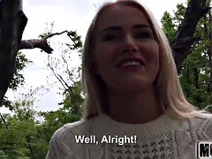 blonde hottie fucks outdoors video starring aisha - mofos