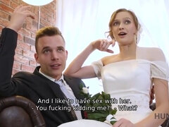 Минет, Невеста, Рыжие, Молоденькие, Сиськи, Подглядывание, Свадьба