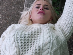 Enthousiasteling, Blond, Sperma in gezicht, Gezichtspunt