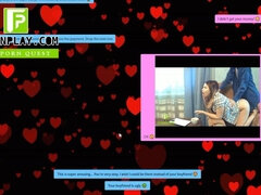 Tricky man seduce coquettish 18yo girl MILF in the chat