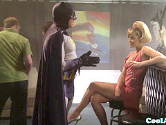 Batman gets deep throated off by Alexis Texas