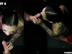 Grote lul, Pijpbeurt, Bruinharig, Sperma shot, Muurgat, Hardcore, Pornster, Tieten likken