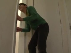 mom & son in the bathroom 2