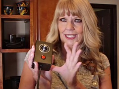 Mamie, Hard, Cuisine, Machine à baiser, Masturbation, Mature, Solo, Jouets