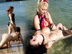 Tetas grandes, Penetracion con dedos, Hd, Lesbiana, Público, Coño, Juguetes, Bajo el agua