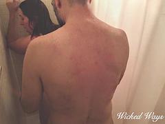 Leie, In den arsch, Grosser arsch, Blasen, Milf, Rau, Dusche, Schlampe