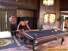Ebony blasted from behind in on all fours