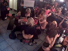 美女, ブロンド, オッパイの, のぞき