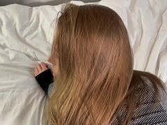 She Pumped Up Her Lips And Now She Can - Homemade POV sex with euro couple