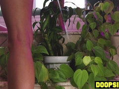 Sneaky wife punished by hung tranny boss